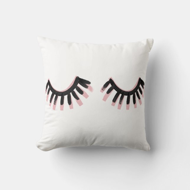 Eyelash Pillow Kussen (Voorkant)