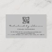 Eyelash QR CODE Logo Microblading Brows Visitekaartje (Achterkant)