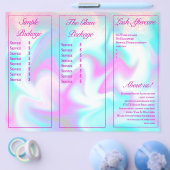 Eyelash Services Marble Glitter Session Brochure (Enkel)