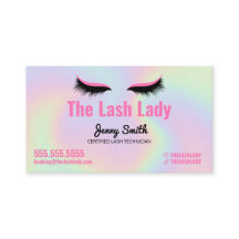 EyeLash Tech Lash Beauty Salon Holographic Rainbow