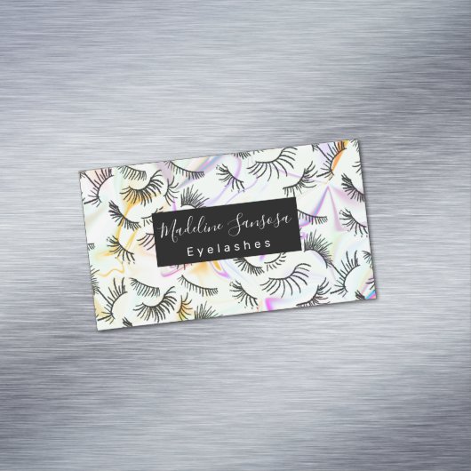 Eyelash Technicia Hologram Eyelashes Magnetisch Visitekaartje (Voorbeeld)