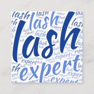 Eyelash-technicus Vierkante Visitekaartje