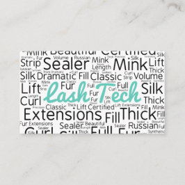 Eyelash-technicus Visitekaartje