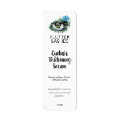 Eyelash Thickening Oil Serum Labels (Voorkant)