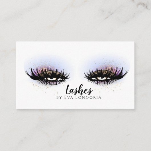 Eyelash-uitbreiding / Lash-maker Visitekaartje (Voorkant)