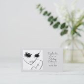 Eyelash-uitbreidingen/tekening Silhouette-tekening Visitekaartje (Staand voorkant)