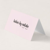 Eyelash-verlengblad Visitekaartje (Voorkant)