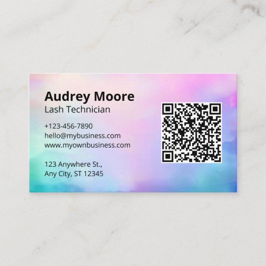 Eyelash Visitekaartje (Voorkant)