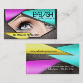 EYELASH-VISITEKAARTJE VAN DE KOUDEREN VISITEKAARTJE (Voorkant / Achterkant)