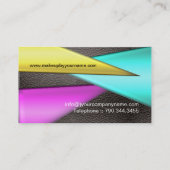 EYELASH-VISITEKAARTJE VAN DE KOUDEREN VISITEKAARTJE (Achterkant)