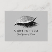 Eyelashes Beauty Glitter Makeup Cadeaucertificaat