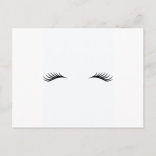 Eyelashes Briefkaart