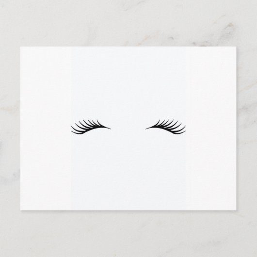 Eyelashes Briefkaart (Voorkant)