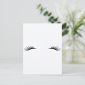 Eyelashes Briefkaart (Staand voorkant)