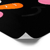 Eyelashes Christmas Outfit Snowman Face Costume Gi Poster (Hoek)