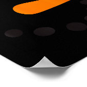 Eyelashes Christmas Outfit Snowman Face Costume Gi Poster (Hoek)