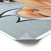 Eyelashes en oorbellen poster (Hoek)