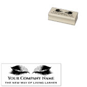 Eyelashes Extension Makeup Artist Beauty Lounge Rubberstempel (Gestempeld)