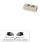 Eyelashes Extension Makeup Artist Beauty Salon Rubberstempel (Gestempeld)