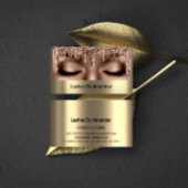 Eyelashes Extension Makeup Roos Gold Lux Visitekaartje