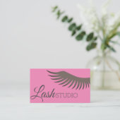 EyeLashes Extensions Makeup Artist Visitekaartje (Staand voorkant)