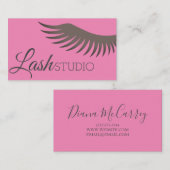 EyeLashes Extensions Makeup Artist Visitekaartje (Voorkant / Achterkant)