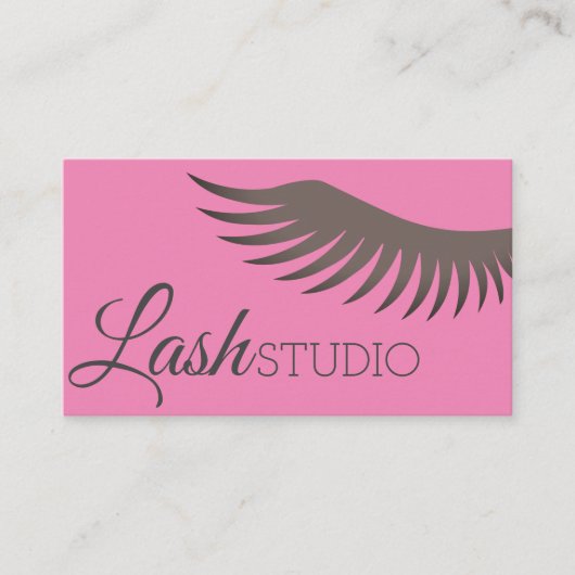 EyeLashes Extensions Makeup Artist Visitekaartje (Voorkant)