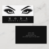 Eyelashes, Eyebrows, Microblading Visitekaartje (Voorkant / Achterkant)