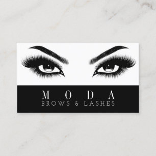Eyelashes, Eyebrows, Microblading Visitekaartje