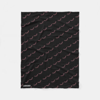 Eyelashes Fleece Blanket