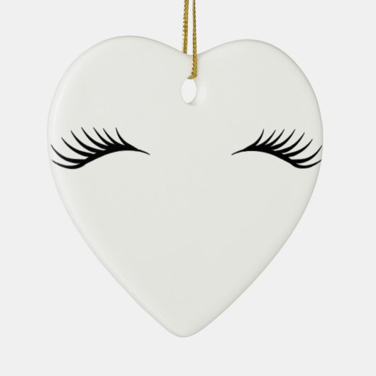 Eyelashes Keramisch Ornament (Rechts)