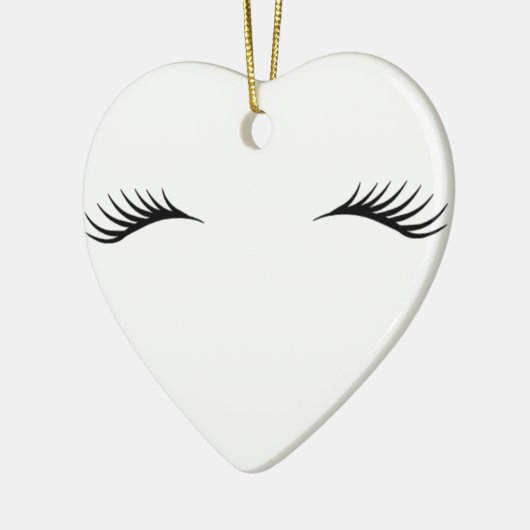 Eyelashes Keramisch Ornament (Links)