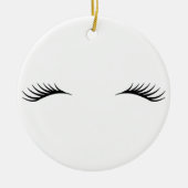 Eyelashes Keramisch Ornament (Voorkant)