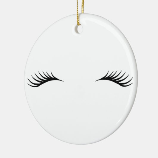 Eyelashes Keramisch Ornament (Links)
