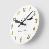 Eyelashes Lashes Gold & Black Glam op maat Ronde Klok (Hoek)