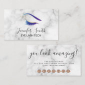 Eyelashes Makeup Artist Marble Loyalty (Voorkant / Achterkant)