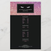 Eyelashes met Paarse/roze brochure (Voorkant)