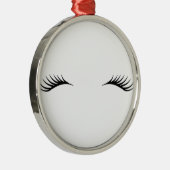 Eyelashes Metalen Ornament (Rechts)