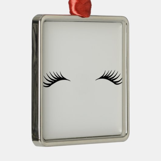 Eyelashes Metalen Ornament (Rechts)