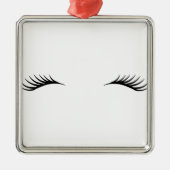 Eyelashes Metalen Ornament (Voorkant)