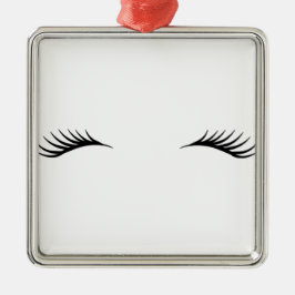 Eyelashes Metalen Ornament