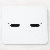 Eyelashes Modern Chic Mousepad Muismat (Voorkant)