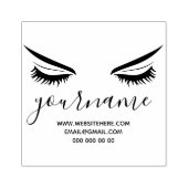 Eyelashes-uitbreiding Rubberstempel (Afrduk)