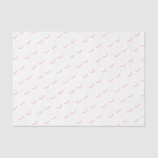 Eyelashes-weefselpapier- WHITE Tissuepapier (Voorkant)