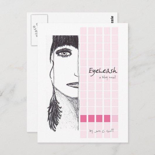 EyeLeash-Briefkaart Briefkaart (Voorkant / Achterkant)