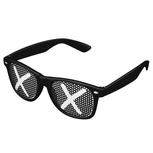 Eyeless XX ogen retro Shades /Fun Party Sunbril Retro Zonnebril (Gekanteld)