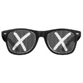 Eyeless XX ogen retro Shades /Fun Party Sunbril Retro Zonnebril (Voorkant)
