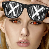 Eyeless XX ogen retro Shades /Fun Party Sunbril Retro Zonnebril