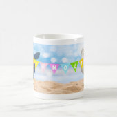 Eyemouth Bunting met zeehond en zeemeeuw Koffiemok (Center)