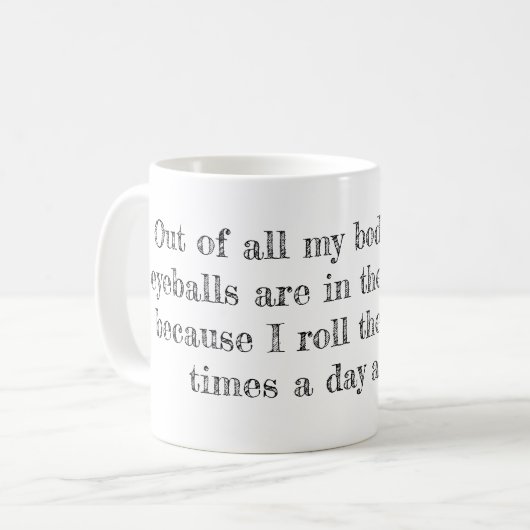 Eyeroll-Mok Koffiemok (Voorkant links)